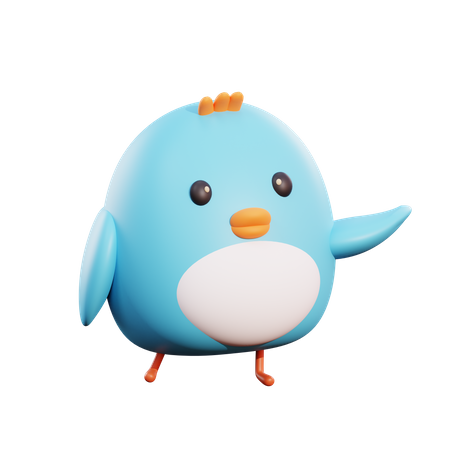 Oiseau  3D Icon