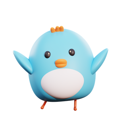 Oiseau  3D Icon