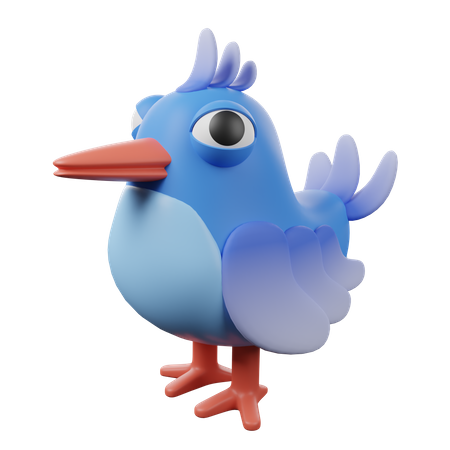 Oiseau  3D Icon