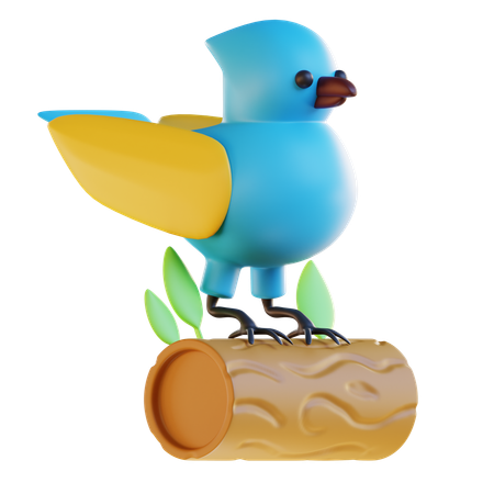 Oiseau  3D Icon