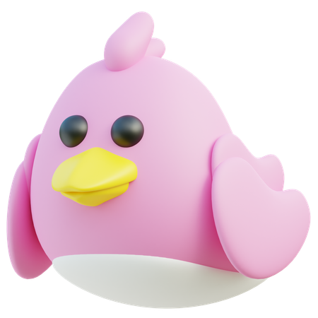 Oiseau  3D Icon