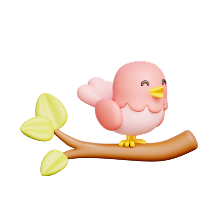 Oiseau  3D Icon