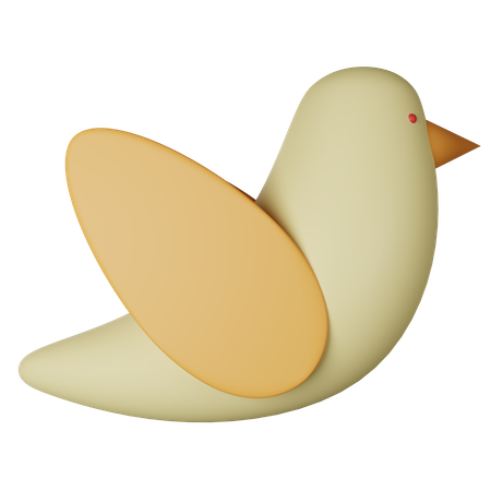 Oiseau  3D Icon