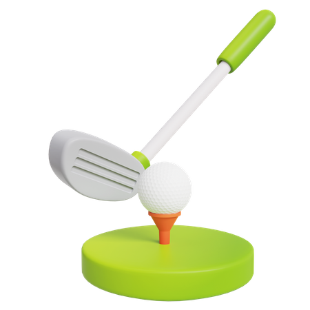 Oiseau de golf  3D Icon
