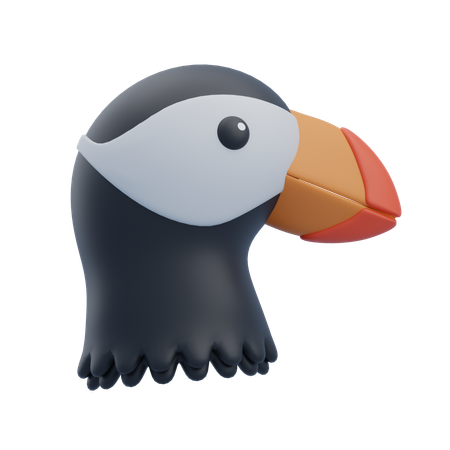Oiseau macareux  3D Icon
