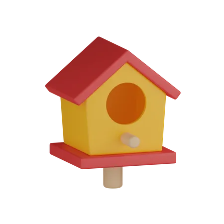 Maison d'oiseau  3D Icon