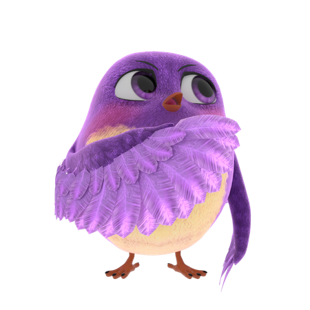 Oiseau mignon  3D Icon