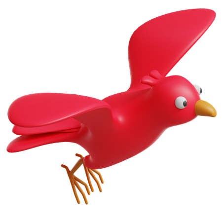 Oiseau volant  3D Icon