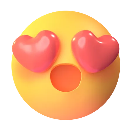 Ojo de amor  3D Icon