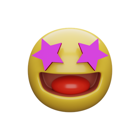 Ojo de estrella  3D Emoji