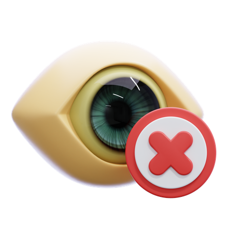 Ojo hepático  3D Icon