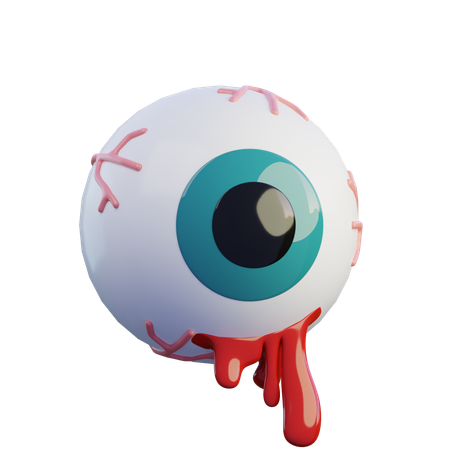 Ojo aterrador  3D Icon