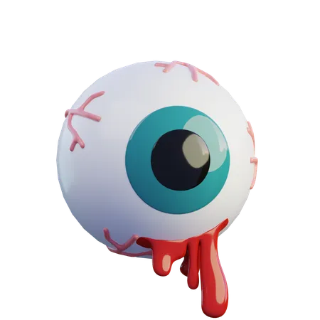 Ojo aterrador  3D Icon