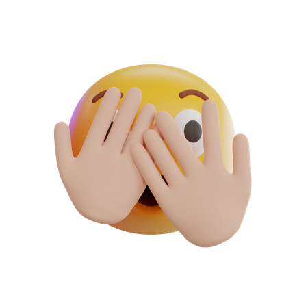 Emoji de ojo que mira a escondidas  3D Icon