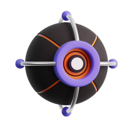 Ojo virtual  3D Icon