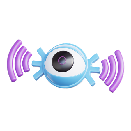 Ojo visible  3D Icon