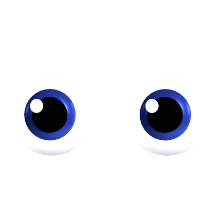 Ojos de anime  3D Icon