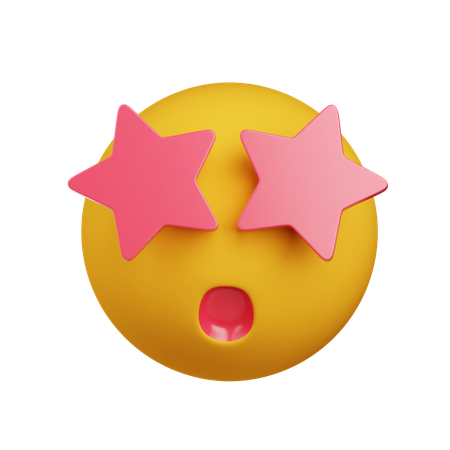 Ojos de estrella  3D Icon