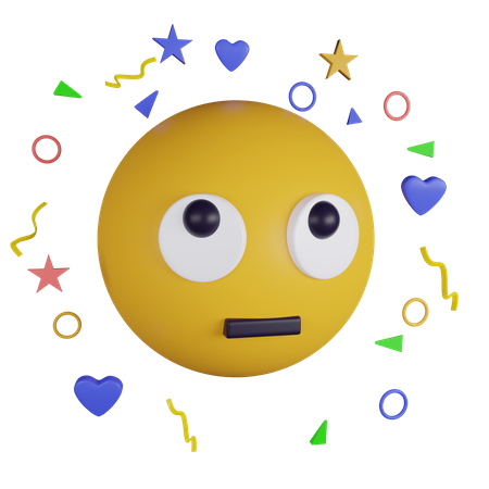 Emoji de ojos en blanco  3D Icon