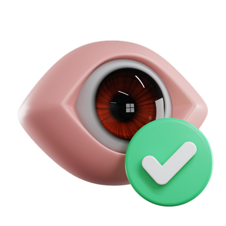 Ojos perfectos  3D Icon