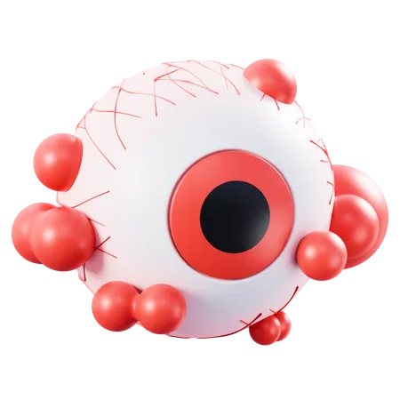 Ojos sangrientos  3D Icon