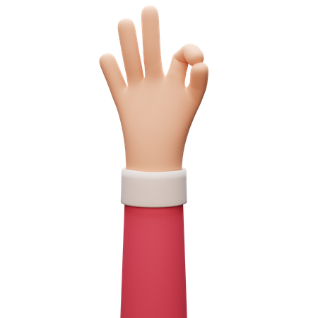 Ok  3D Icon