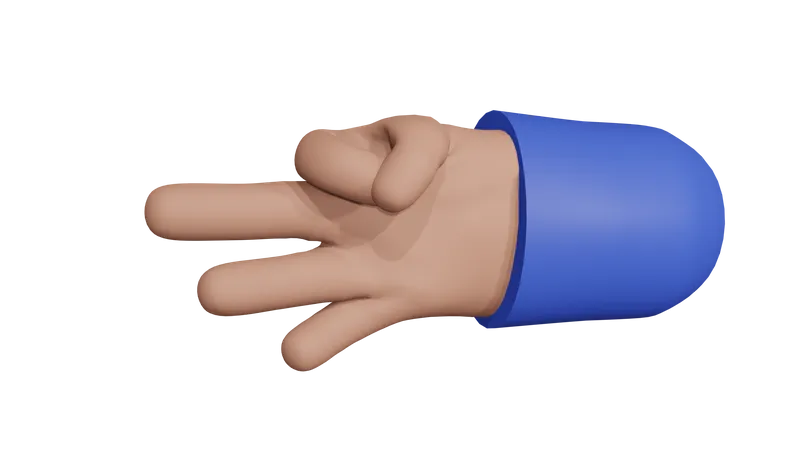 OK hand gesture  3D Icon