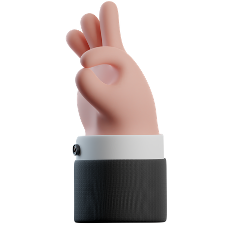 Ok Hand Gestures  3D Icon