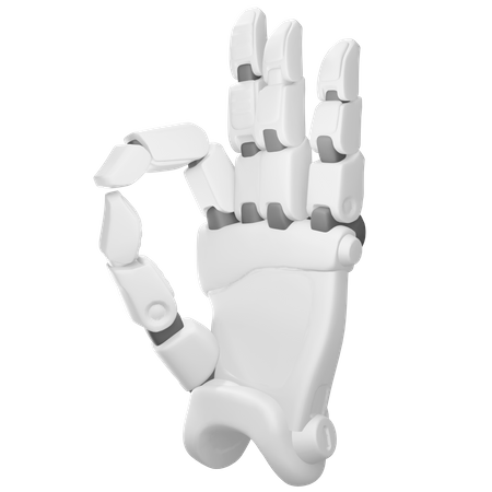 OK hand sign  3D Icon