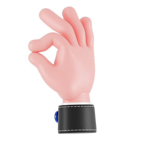 Ok Handbewegung  3D Icon