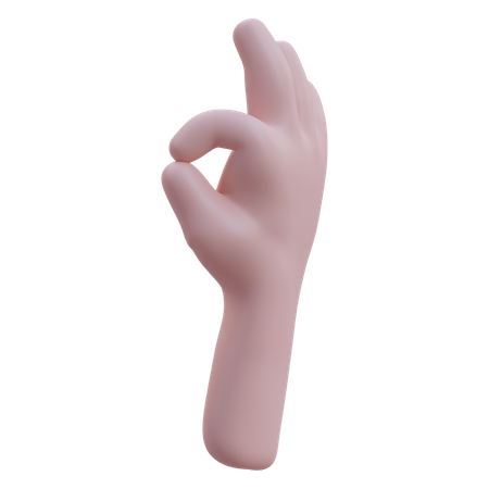 Ok Handbewegung  3D Icon