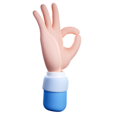 Ok Handbewegung  3D Icon