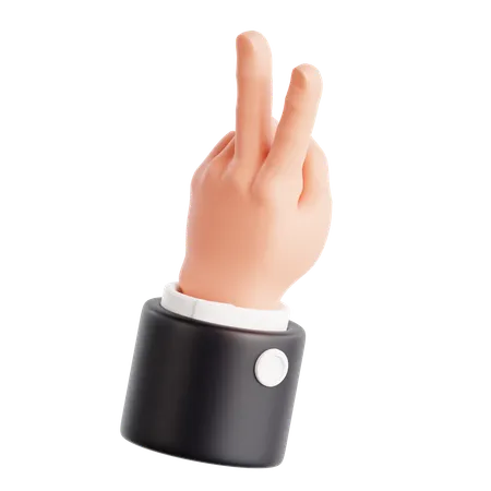 Ok sinal gesto com a mão  3D Icon