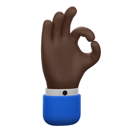 Okay Hand Gesture  3D Icon