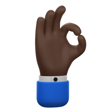 Okay Hand Gesture  3D Icon