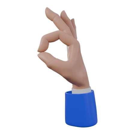 Okay Hand Gestures  3D Icon