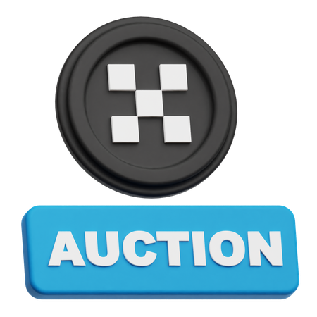 Okb Auction  3D Icon