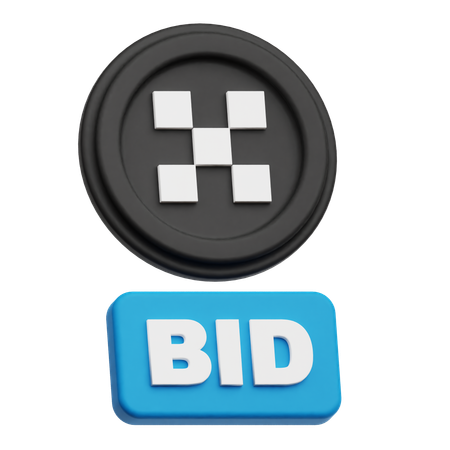 Okb Bid  3D Icon
