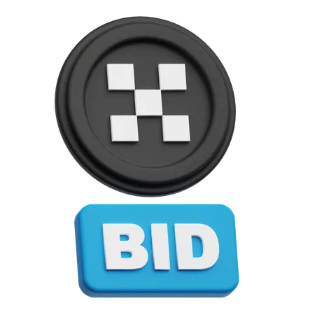 Okb Bid  3D Icon
