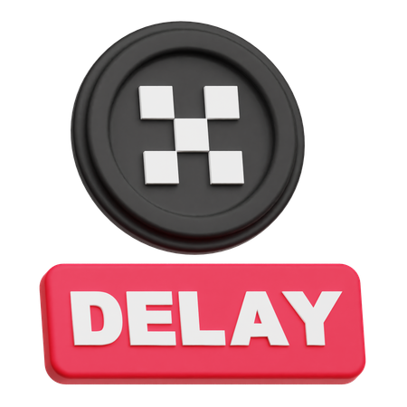 Okb Coin Delay  3D Icon