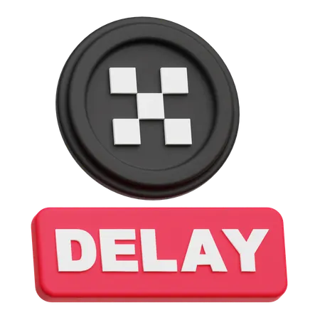 Okb Coin Delay  3D Icon
