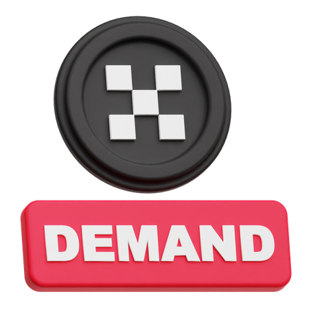 Okb Coin Demand  3D Icon