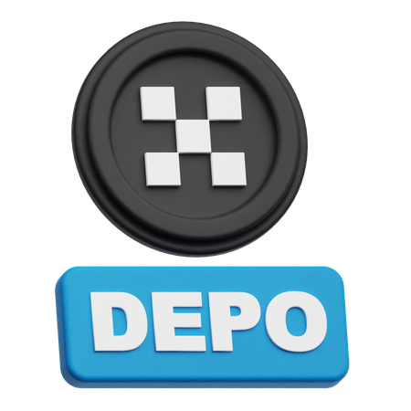 Okb Coin Depo  3D Icon