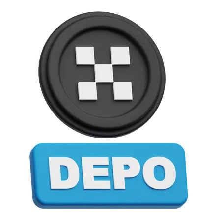 Okb Coin Depo  3D Icon