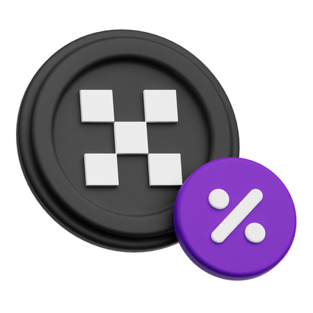 Okb Discount  3D Icon