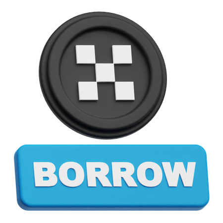 Empréstimo okb  3D Icon
