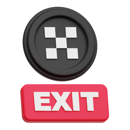 Okb Exit  3D Icon