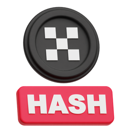 Okb Hash  3D Icon
