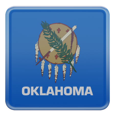 Oklahoma Flag  3D Flag