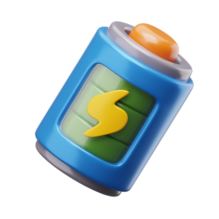 Öko-Batterie  3D Icon